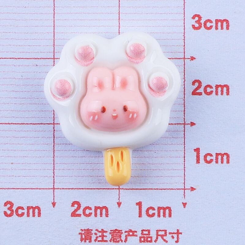 9個セット】うさぎあいす デコパーツ | スライム材料専門店 mon✩﻿slimey
