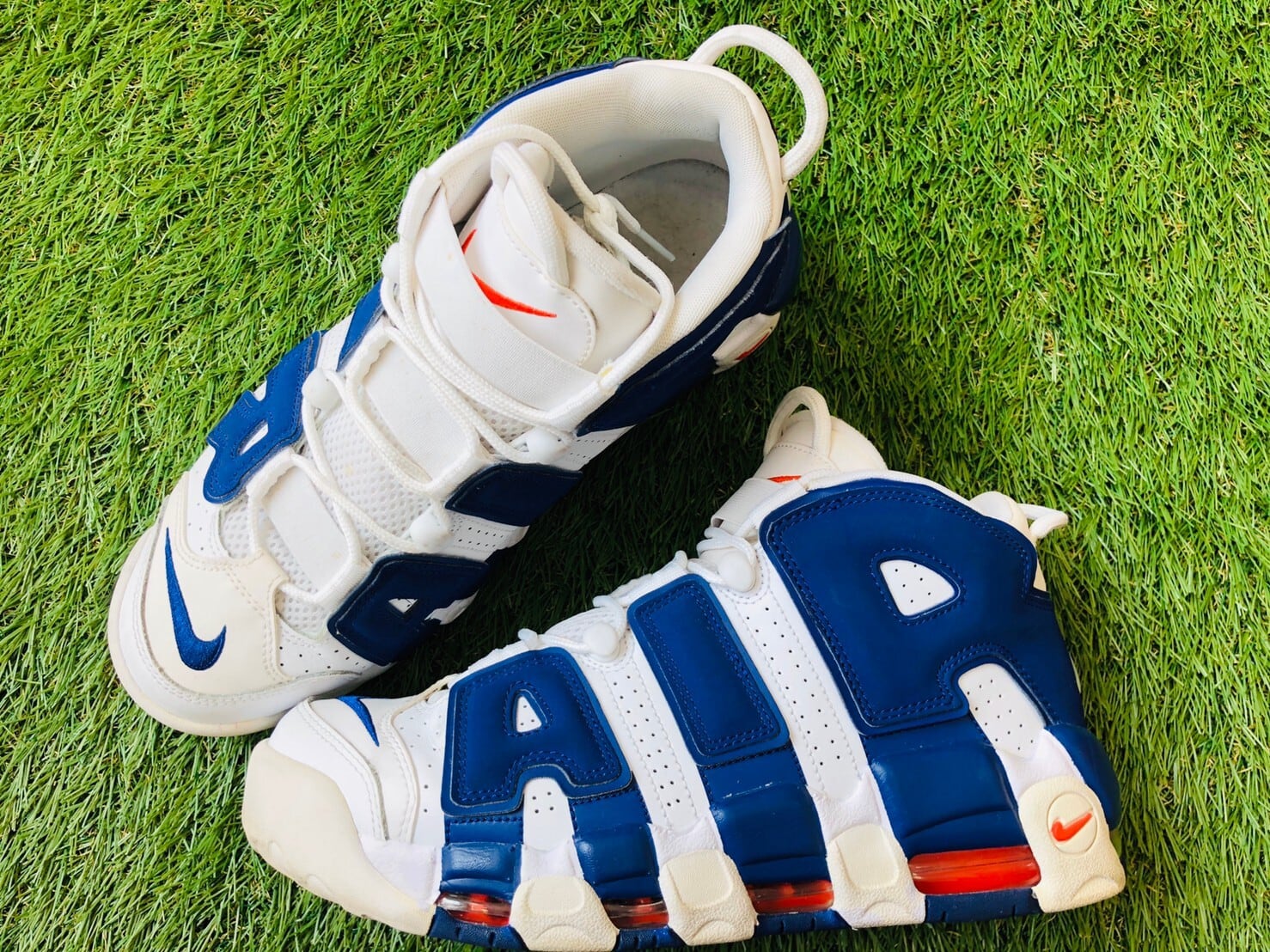 NIKE AIR MORE UPTEMPO 96 KNICKS 921948-101 27㎝ 110JH8177 | BRAND  