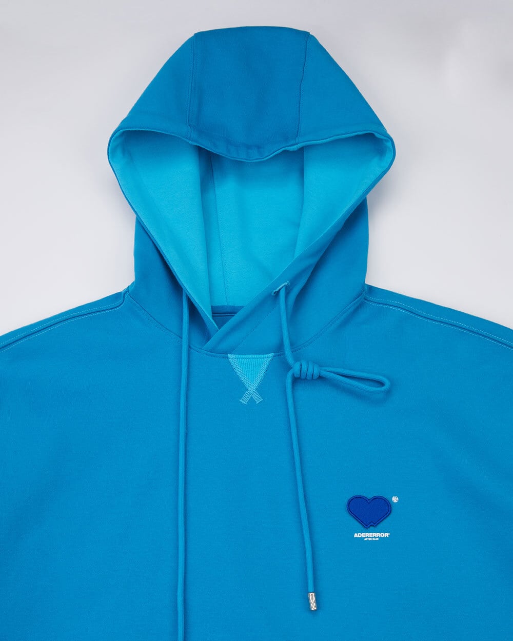 【新品】ADERERROR  Twin heart hoodie Blue A1