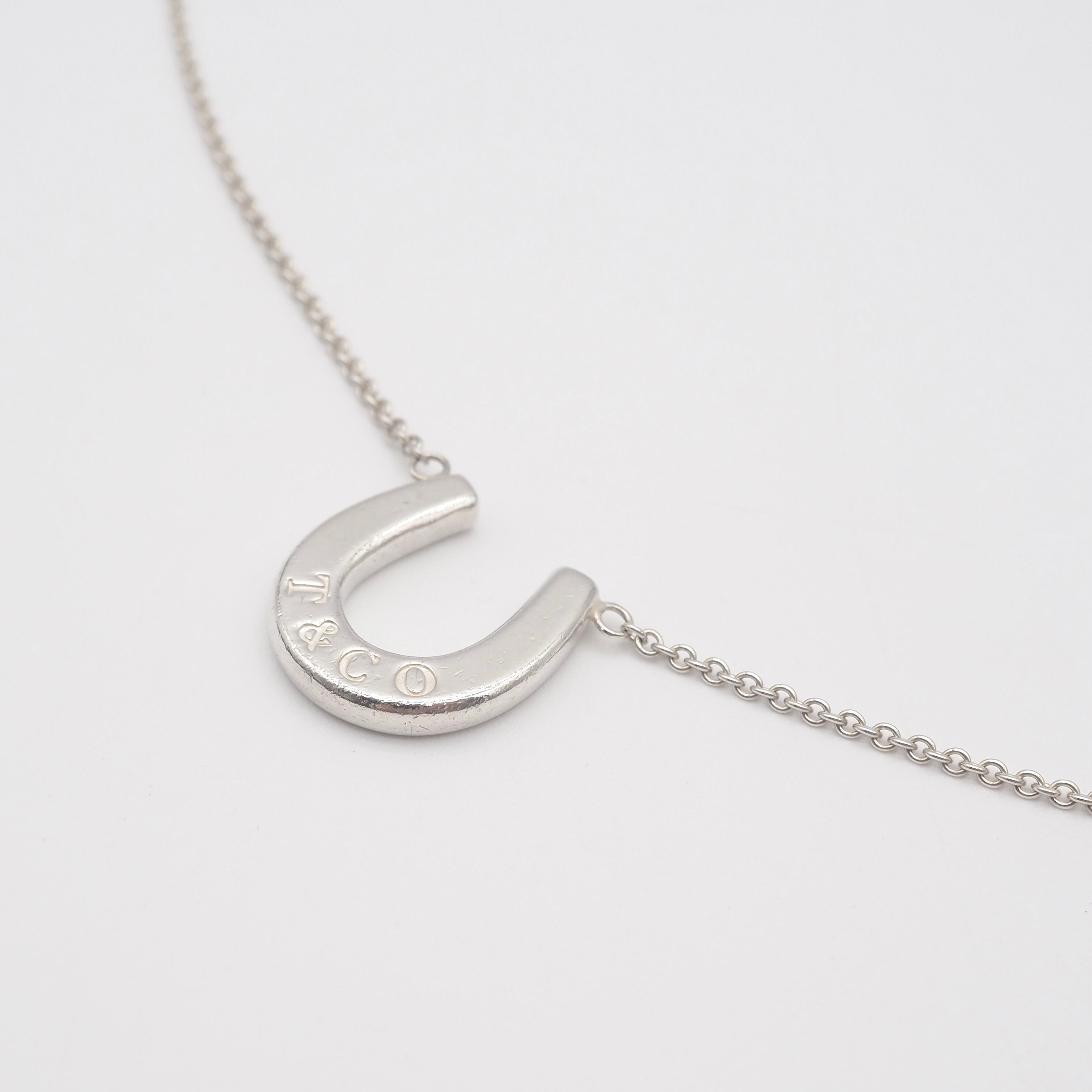 Tiffany&Co. ホースシューペンダントネックレス シルバー925 シルバー