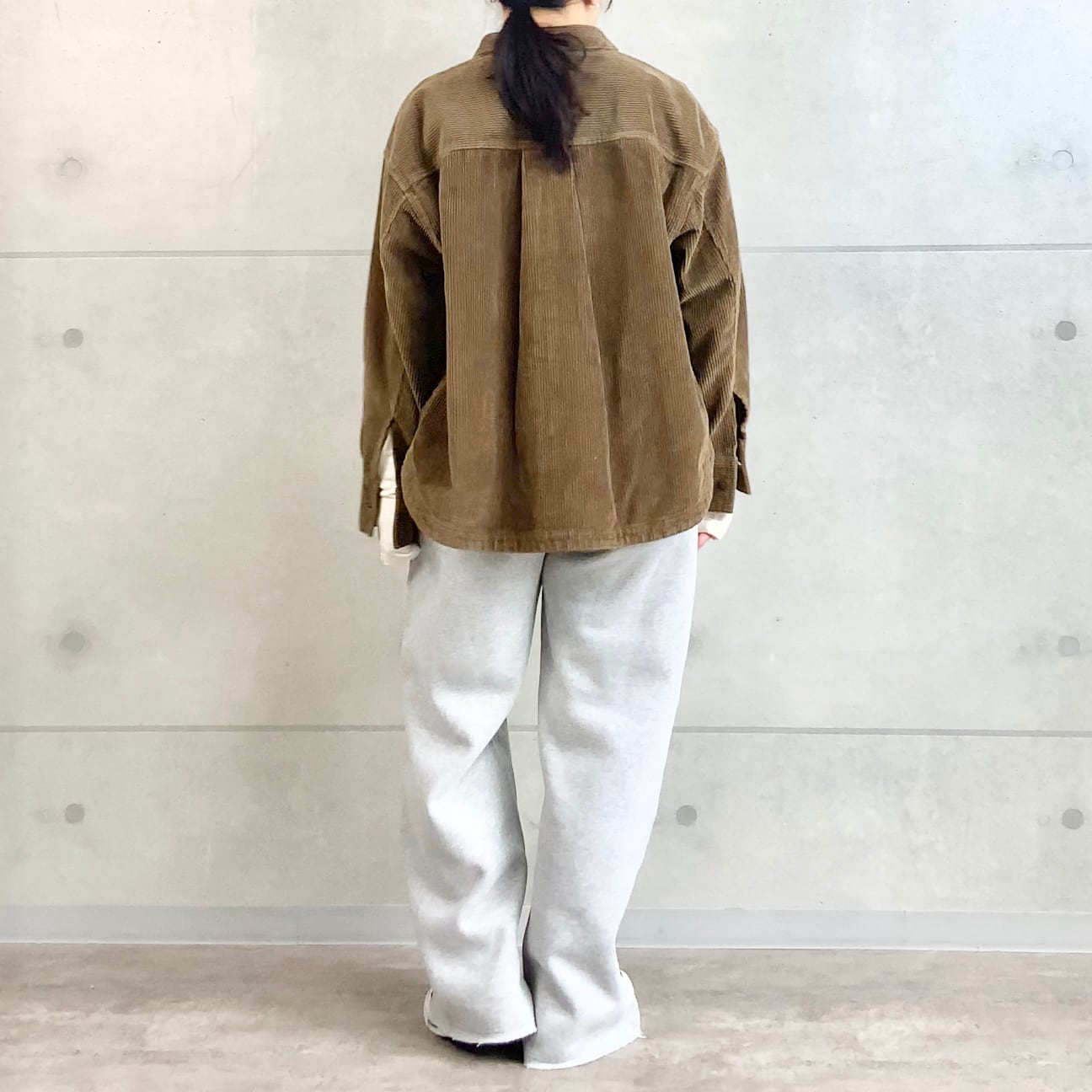 太畝コーデュロイ シャツジャケット｜羽織り | AUG ONLINE STORE 大人