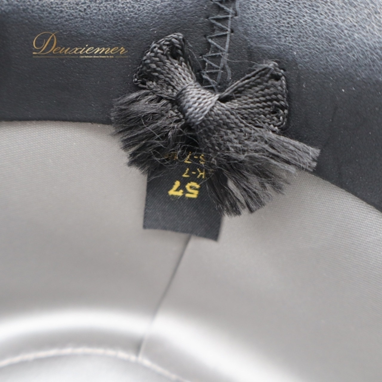 フラメンコ 衣装 コルドベス ハット ブラック系 フェルナンデス FERNANDEZ ROCHE スペイン製 黒 帽子 ぼうし つば リボン つば付き シンプル 無地 練習 レッスン 小物 イベント ステージ オールブラック