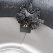 フラメンコ 衣装 コルドベス ハット ブラック系 フェルナンデス FERNANDEZ ROCHE スペイン製 黒 帽子 ぼうし つば リボン つば付き シンプル 無地 練習 レッスン 小物 イベント ステージ オールブラック