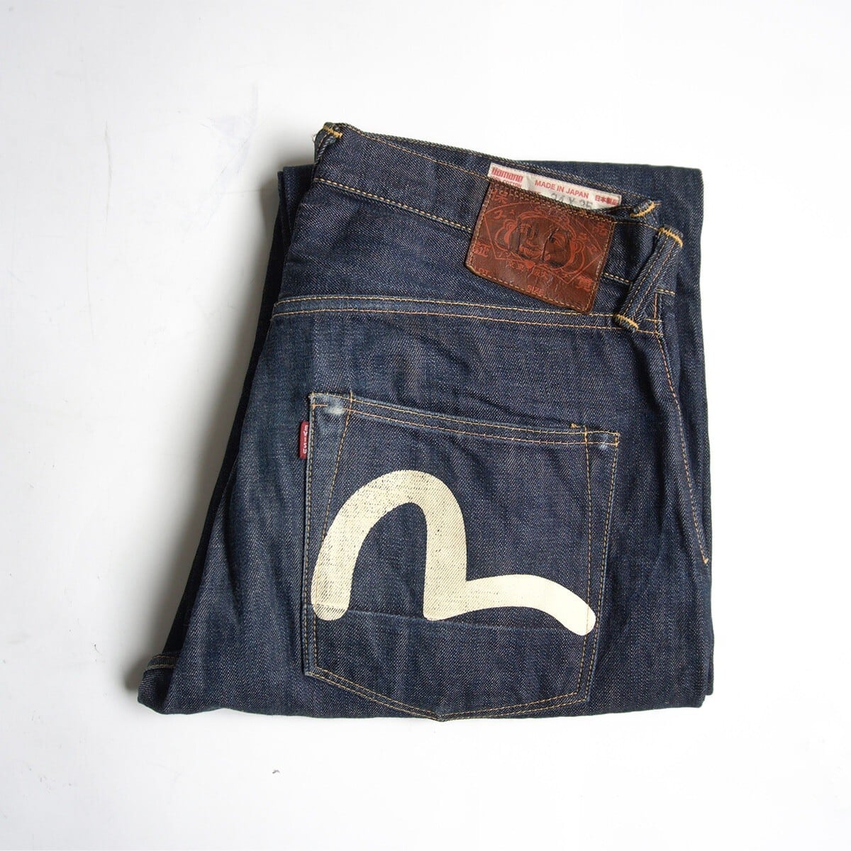 雰囲気抜群/濃紺】EVISU 【LOT.2000 デニムパンツ】32×35 エビス