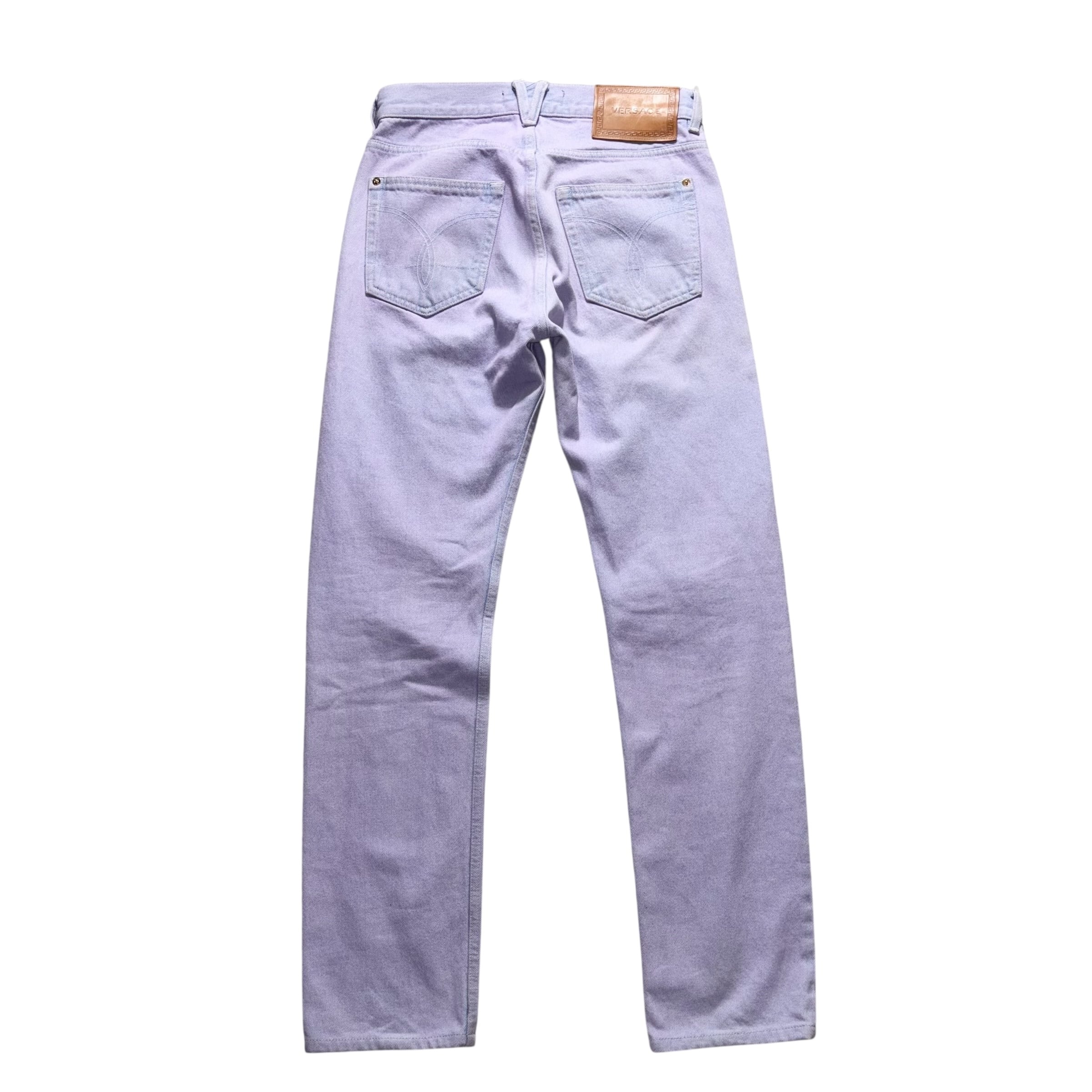 VERSACE lavender color denim pants | NOIR ONLINE