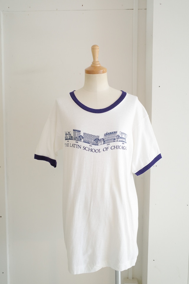 latin school t-shirt(70-80's Champion)