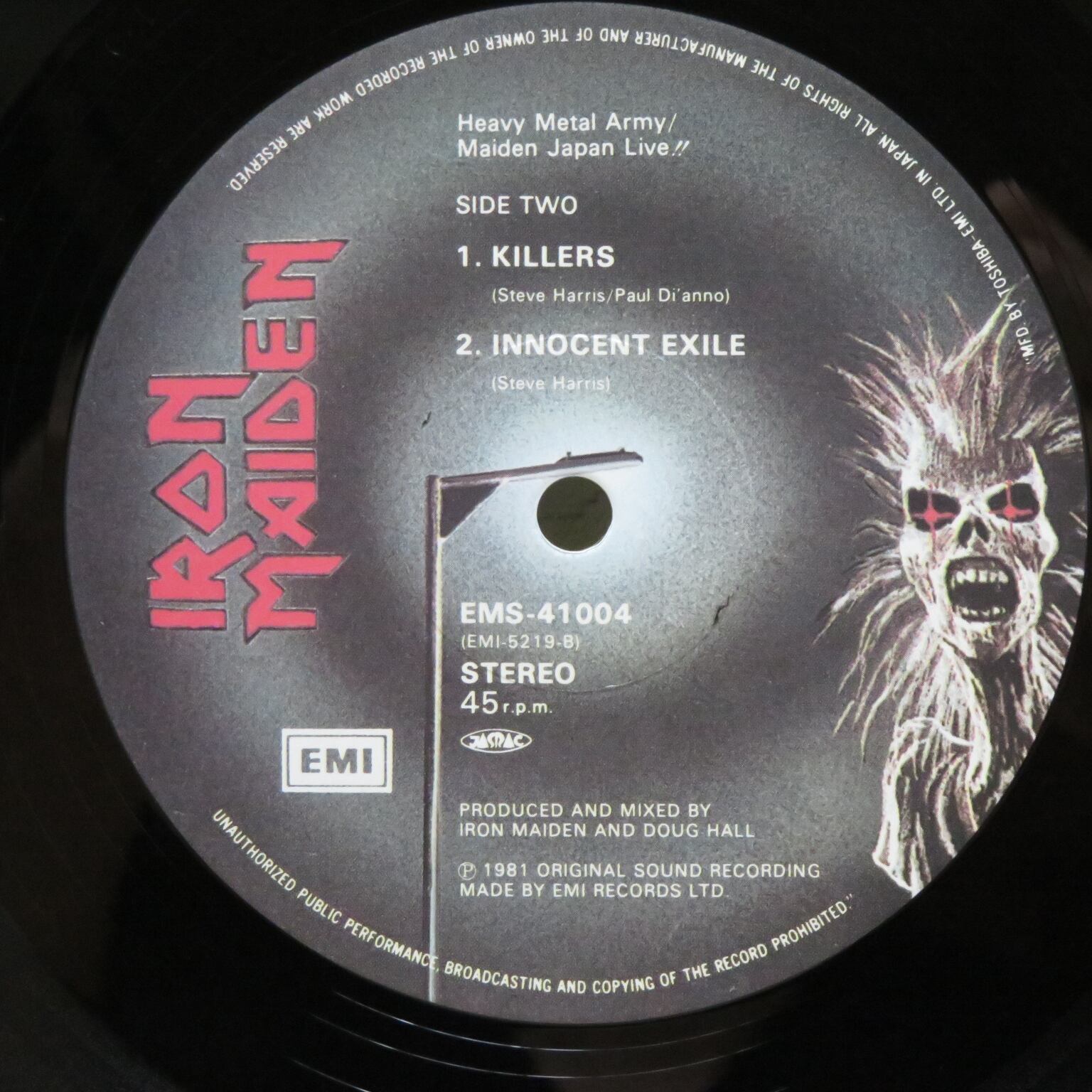 Iron Maiden / Heavy Metal Army - Maiden Japan Live !! [EMS-41004] - 画像4
