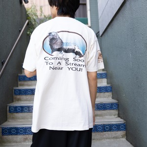 USA VINTAGE ANIMAL PRINT DESIGN T SHIRT/アメリカ古着アニマルプリントデザインTシャツ