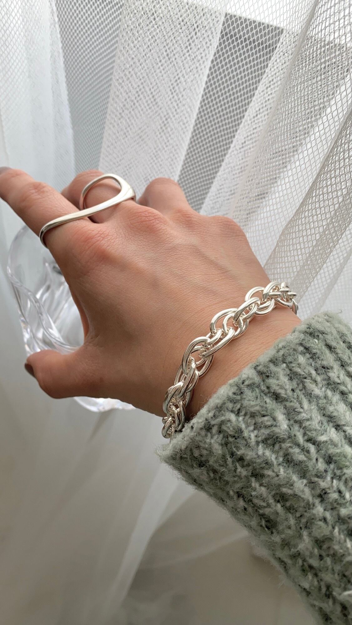 SILVER925 CONTINUOUS BRACELET/ブレスレット Circle Continuous 