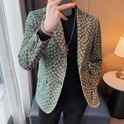 corduroy floral suit jacket 00203
