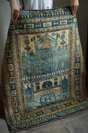 2223-Vintage Baluch rug