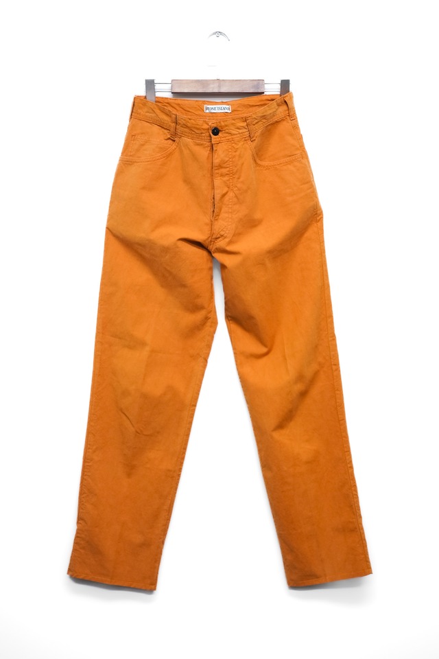 90's "STONE ISLAND MARINA" Garment Dyed Cotton Trousers (Design by Massimo Osti)
