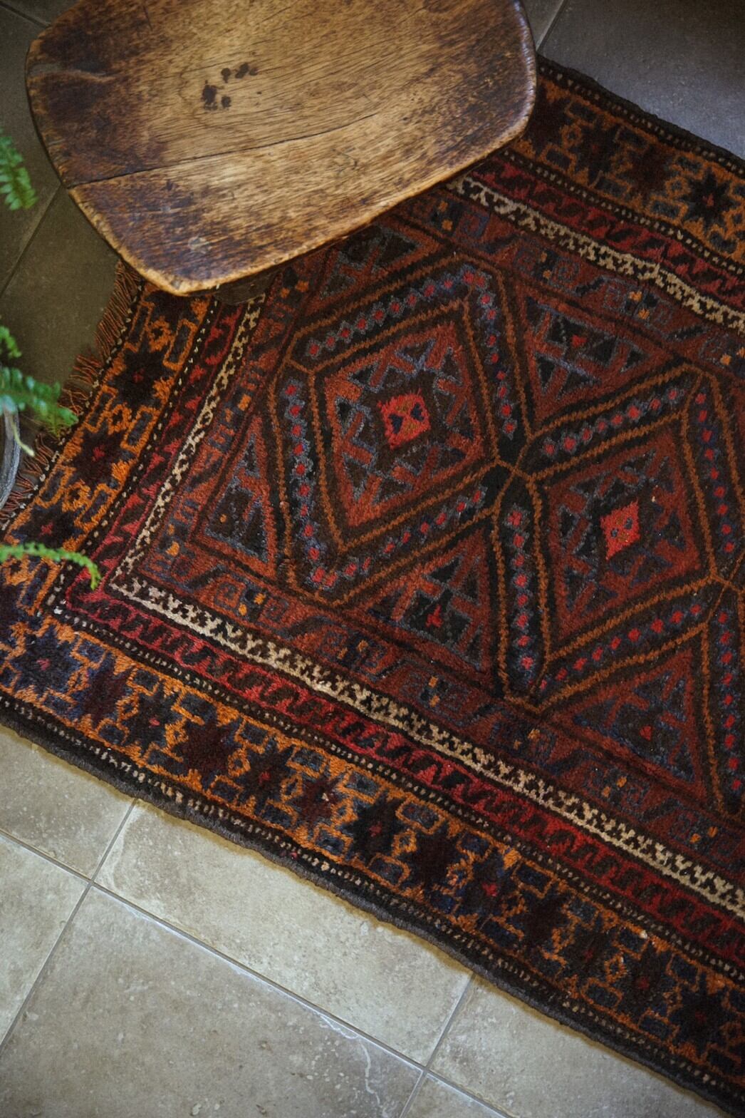 391-Vintage Baluch rug