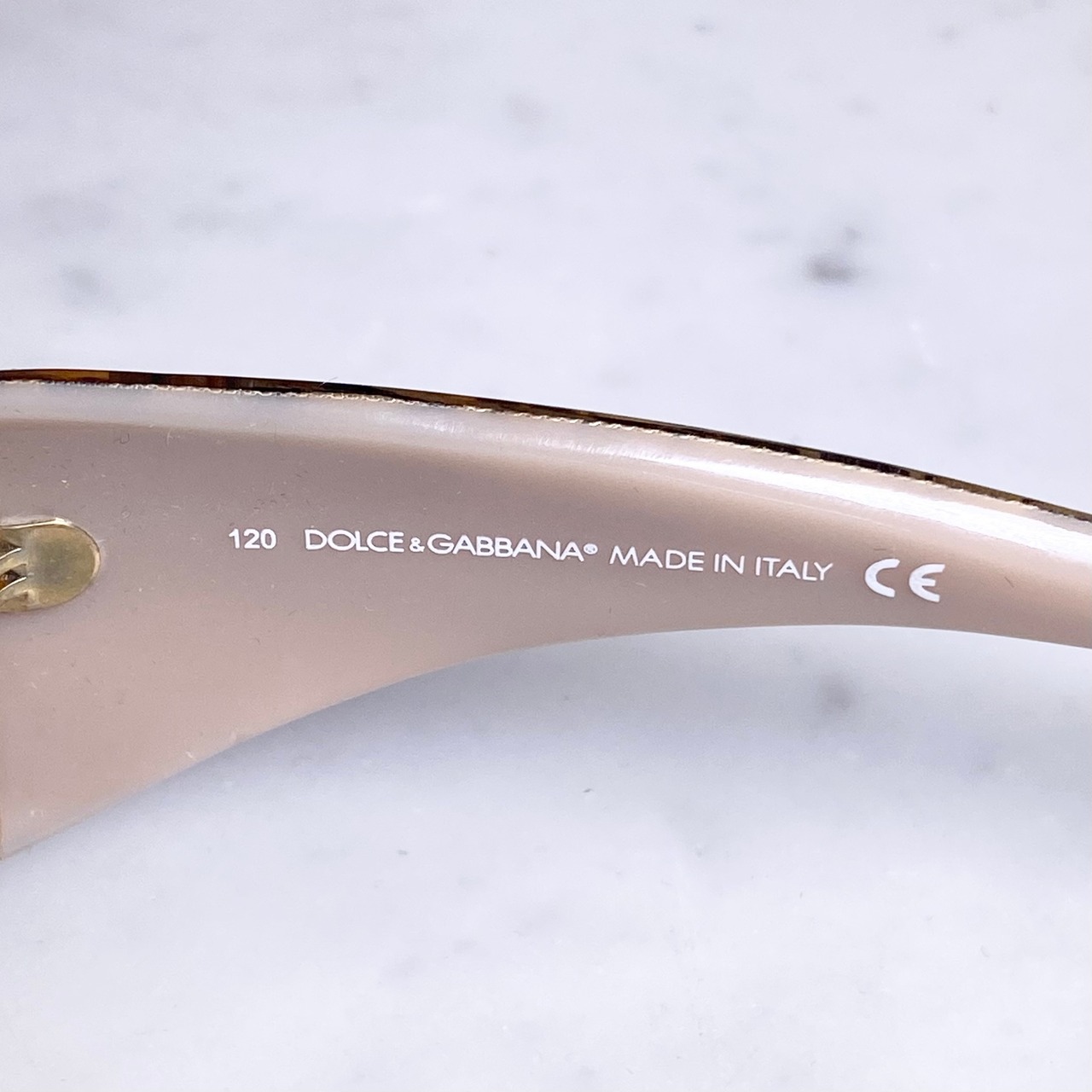 DOLCE&GABBANA animal pattern glasses “873S”