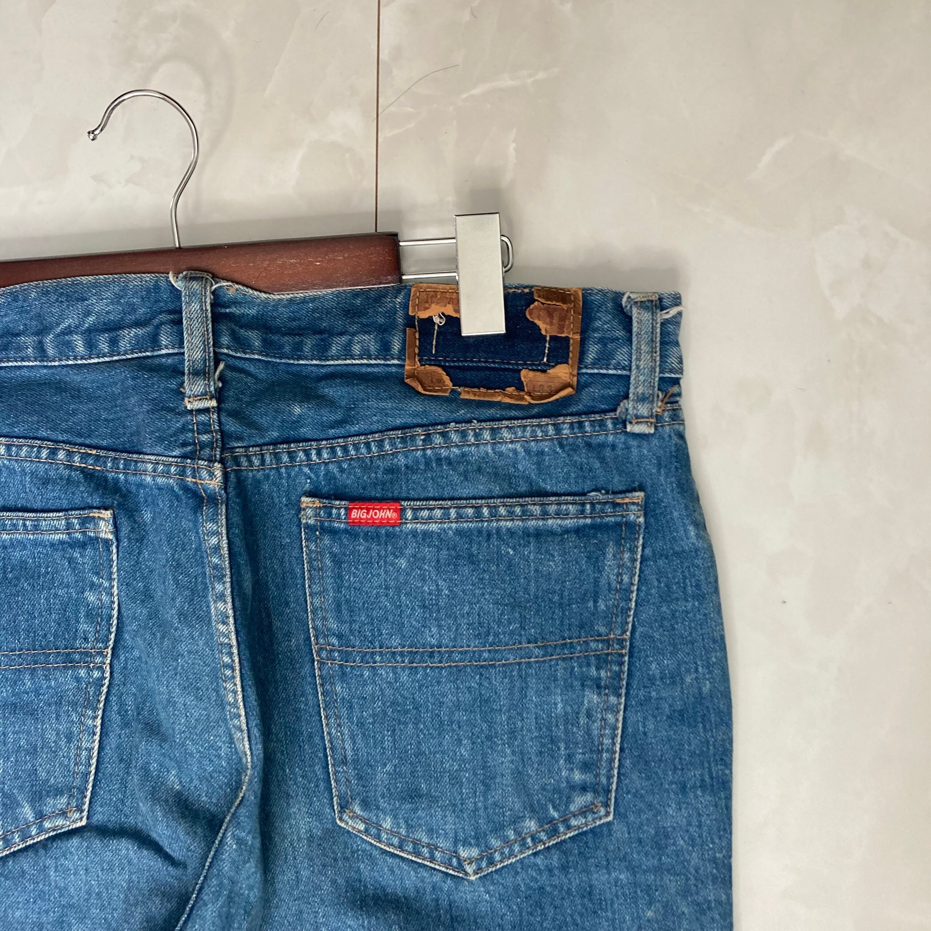 W34×L30】BIG JOHN デニムパンツ ブランドタグ | 古着屋OLDGREEN