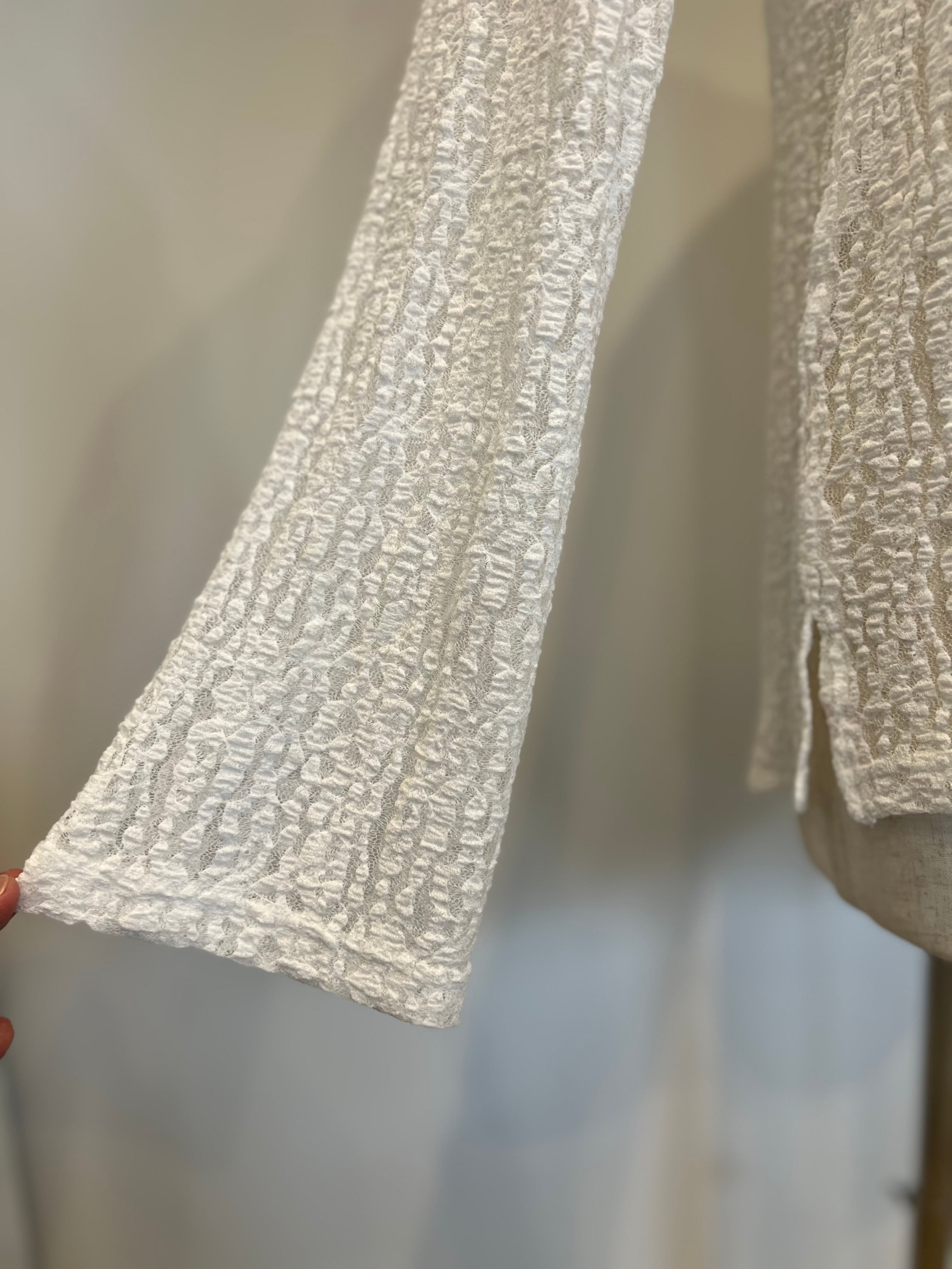 【SELECT】ストレッチレースプルオーバー 15-0702