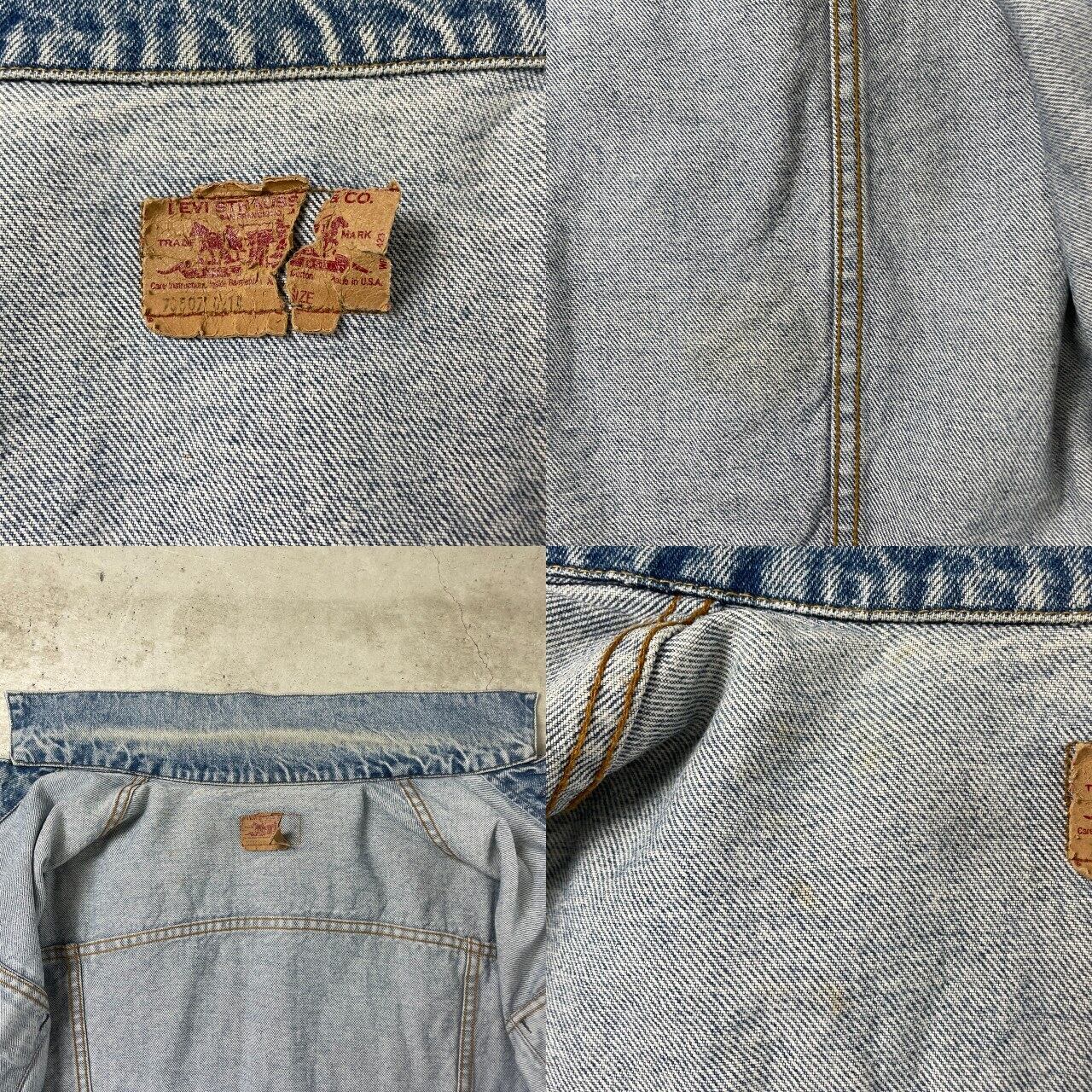 90年代 USA製 Levi's リーバイス 70507 0214 デニムジャケット メンズL