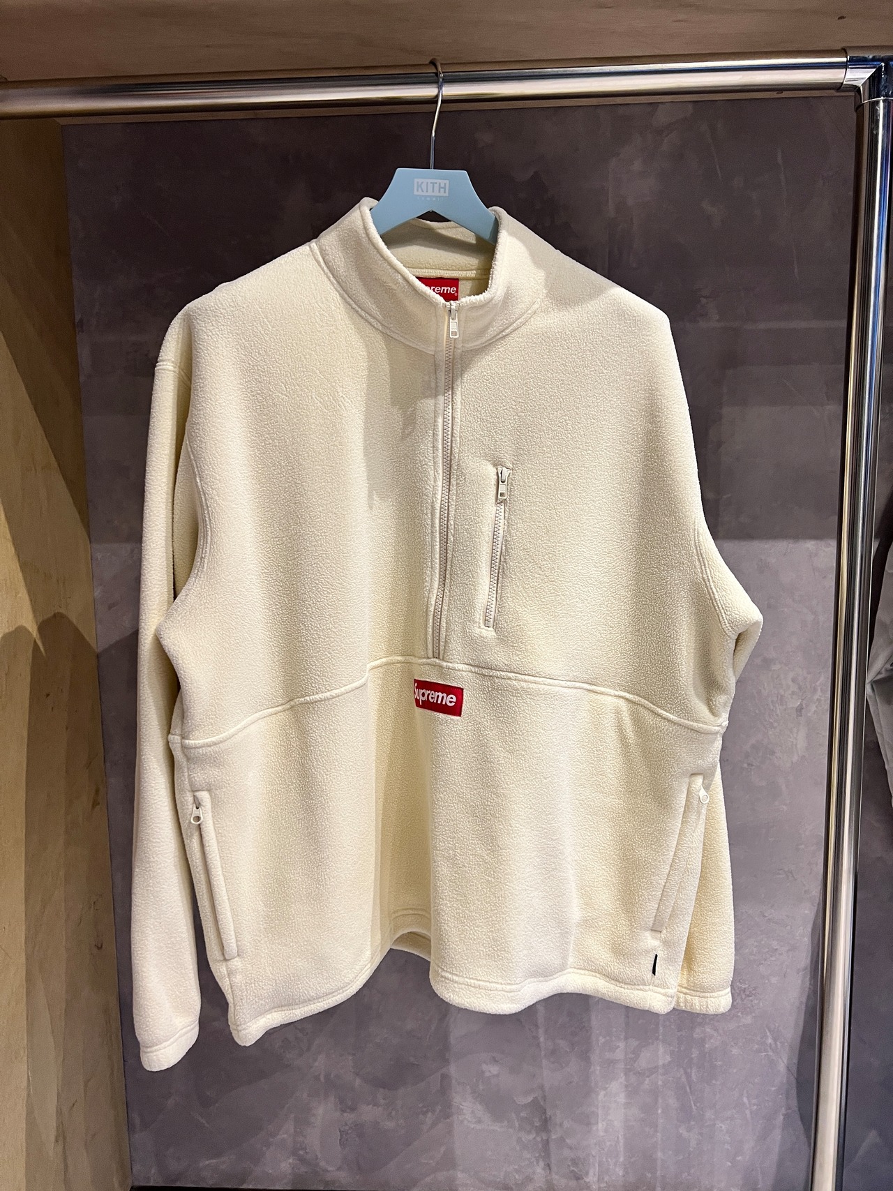 Supreme  21AW Polartec Half Zip Pullover