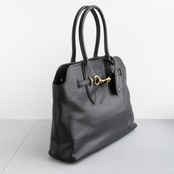 ミュウミュウ アバンチュール ナッパレザー バッグ ミディアム ブラック レザー