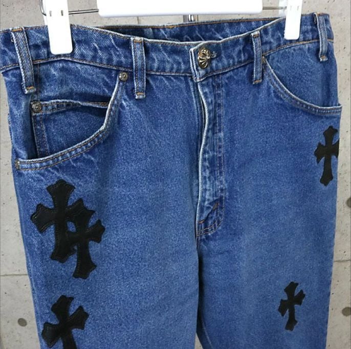 CHROME HEARTS クロムハーツ リーバイス517 クロスパッチ デニムパンツ