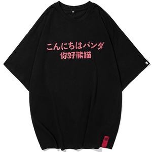 SALE 送料無料【HIPANDA ハイパンダ】メンズ 忍者 ビッグサイズ Tシャツ MEN'S NINJA  BIG SIZE SHORT SLEEVED T-SHIRT / BEIGE・WINE RED・BLACK