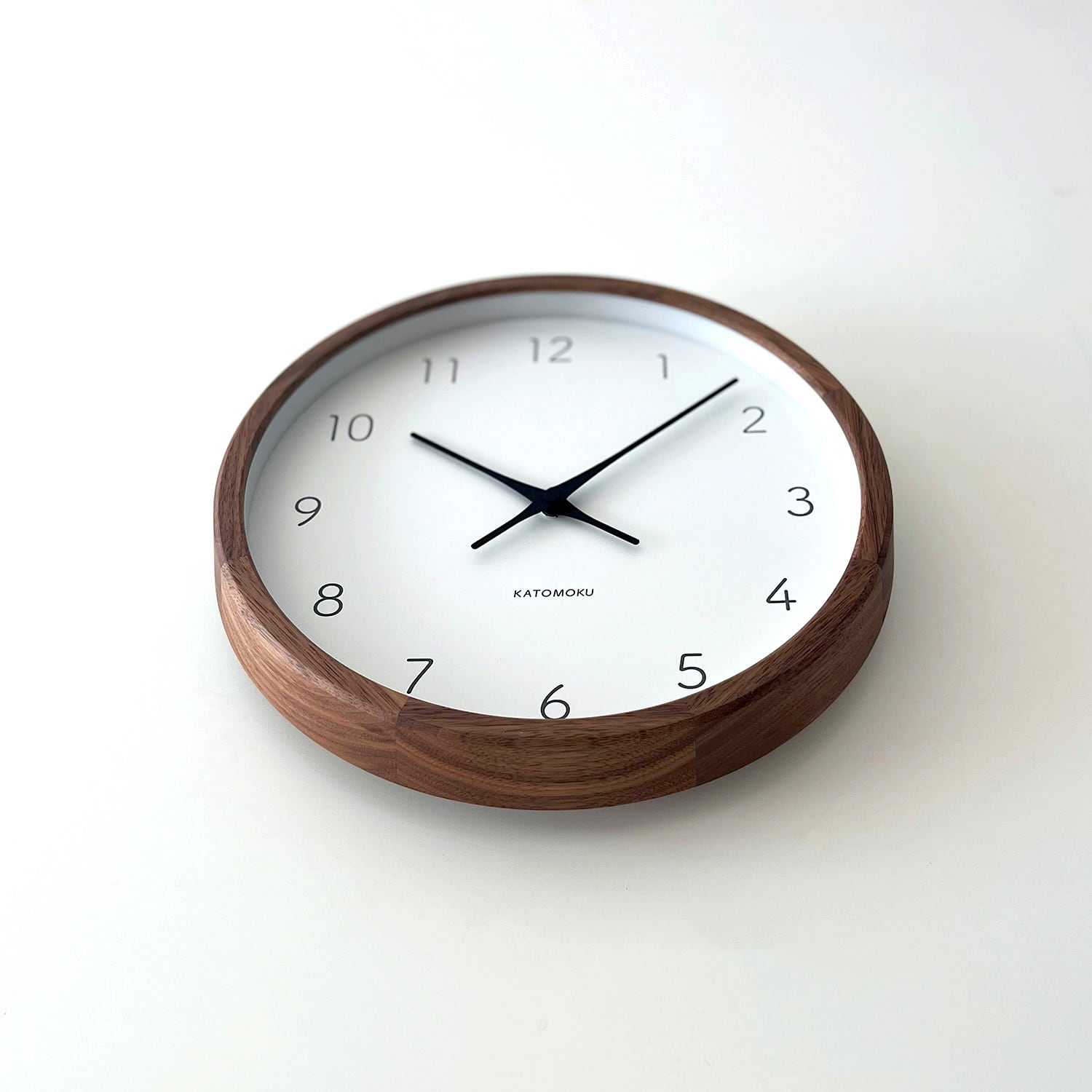 KATOMOKU muku clock 7 ウォールナット km-93WA 掛け時計 | 加藤木工