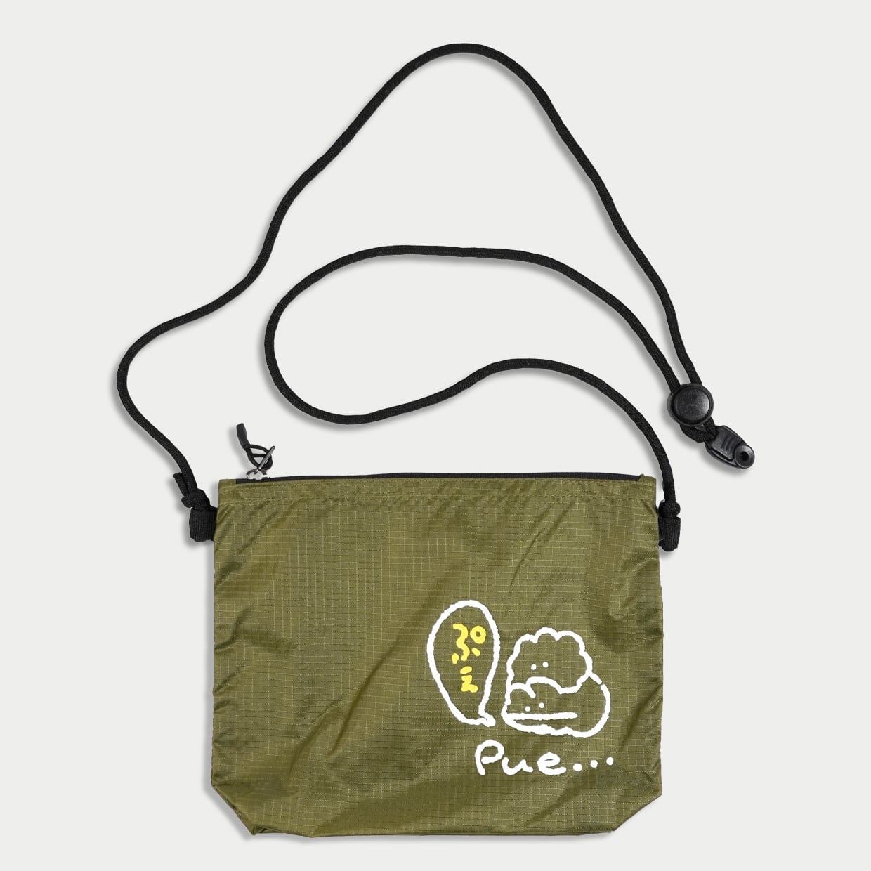 ぷえサコッシュ / オリーブ(MK-457) | もくもくちゃん公式オンライン