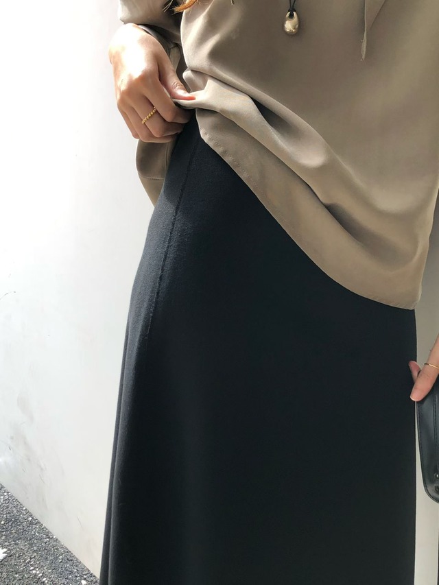 (予約) verveine / Mone wool flare skirt 2color