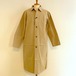 Horse Cloth Vintage Finish Loose Fit Soutien Collar Coat　Beige