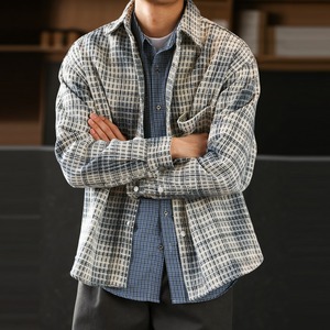 チェック柄カジュアルシャツ 220373