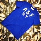 Abercrombie＆Fitch　MENS　Ｔシャツ　ブルーＭサイズ