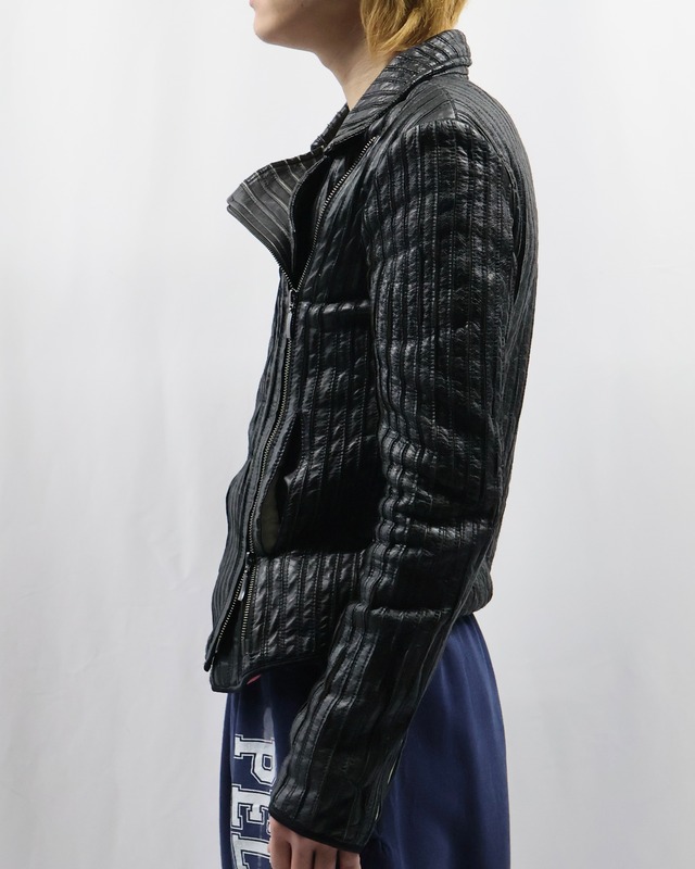 Double-Zip leather Rider Jacket