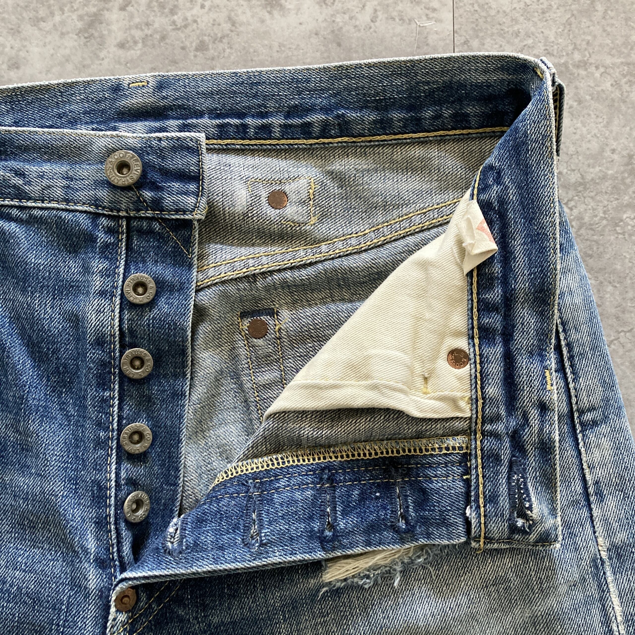W31】90's Levis 702XX リーバイス 95年製 裏ボタン刻印J22 JAPAN製