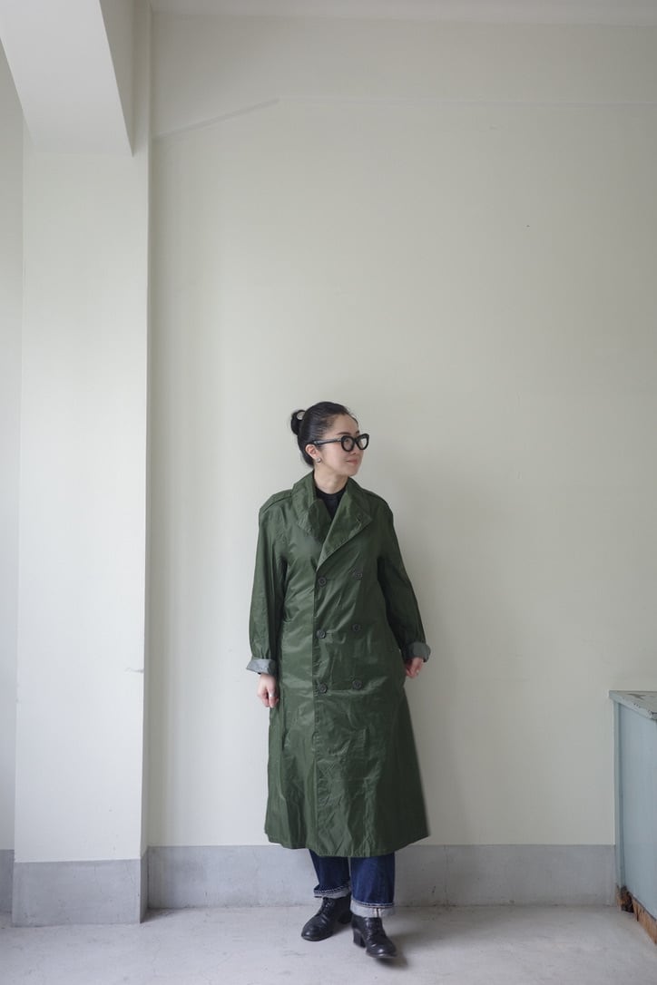 VINTAGE ヴィンテージ / US ARMY NYLON RUBBER RAINCOAT | genre