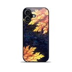 金秋 - 和風 角丸型 強化ガラスiPhoneケース