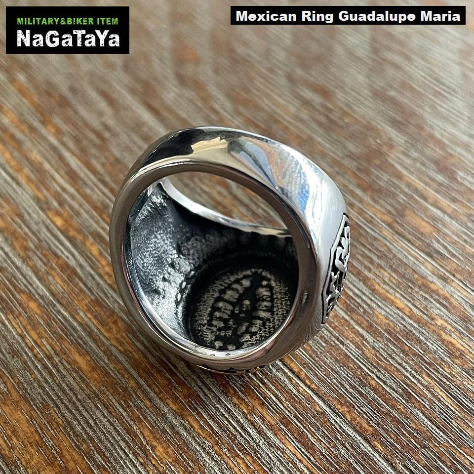 MEXICAN RING メキシカンリング グアダルーペ マリア ステンレス 