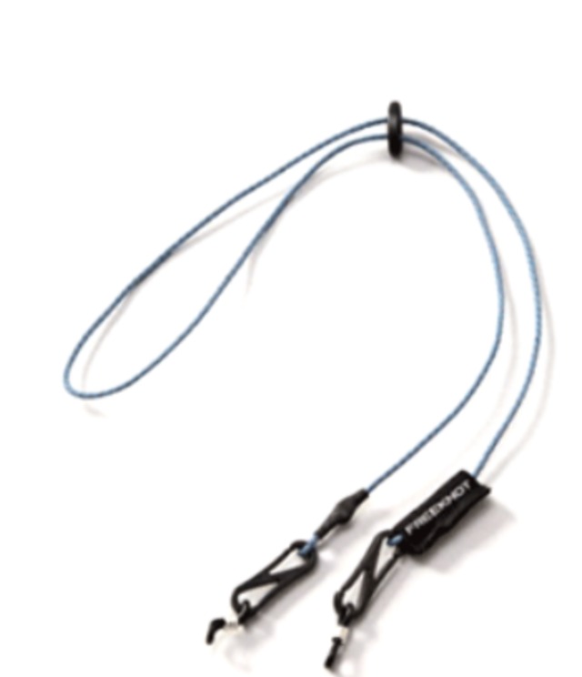 FREEKNOT）2Wayグラスストラップ  ブルー Fｻｲｽﾞ YK0003