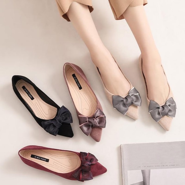 POINTED RIBBON PUMPS　22.0-26.0㎝