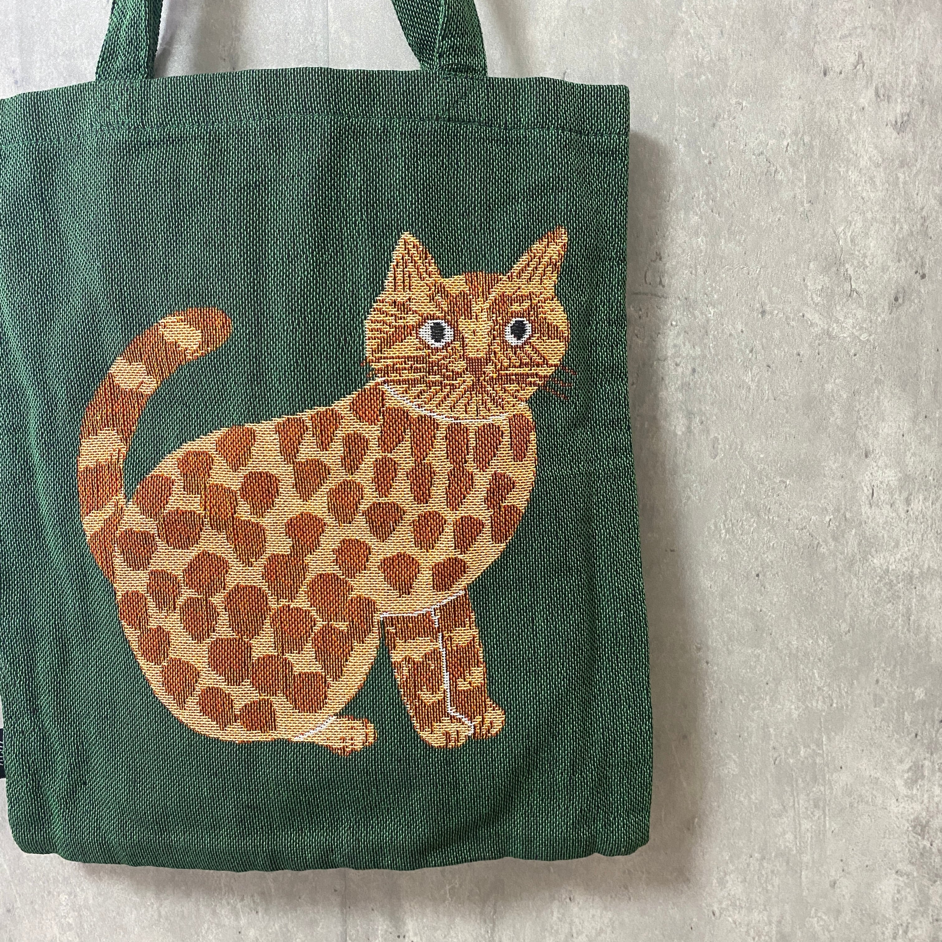 松尾ミユキ レクタングル トートバッグ 猫 ねこ ネコ 猫雑貨 猫バック