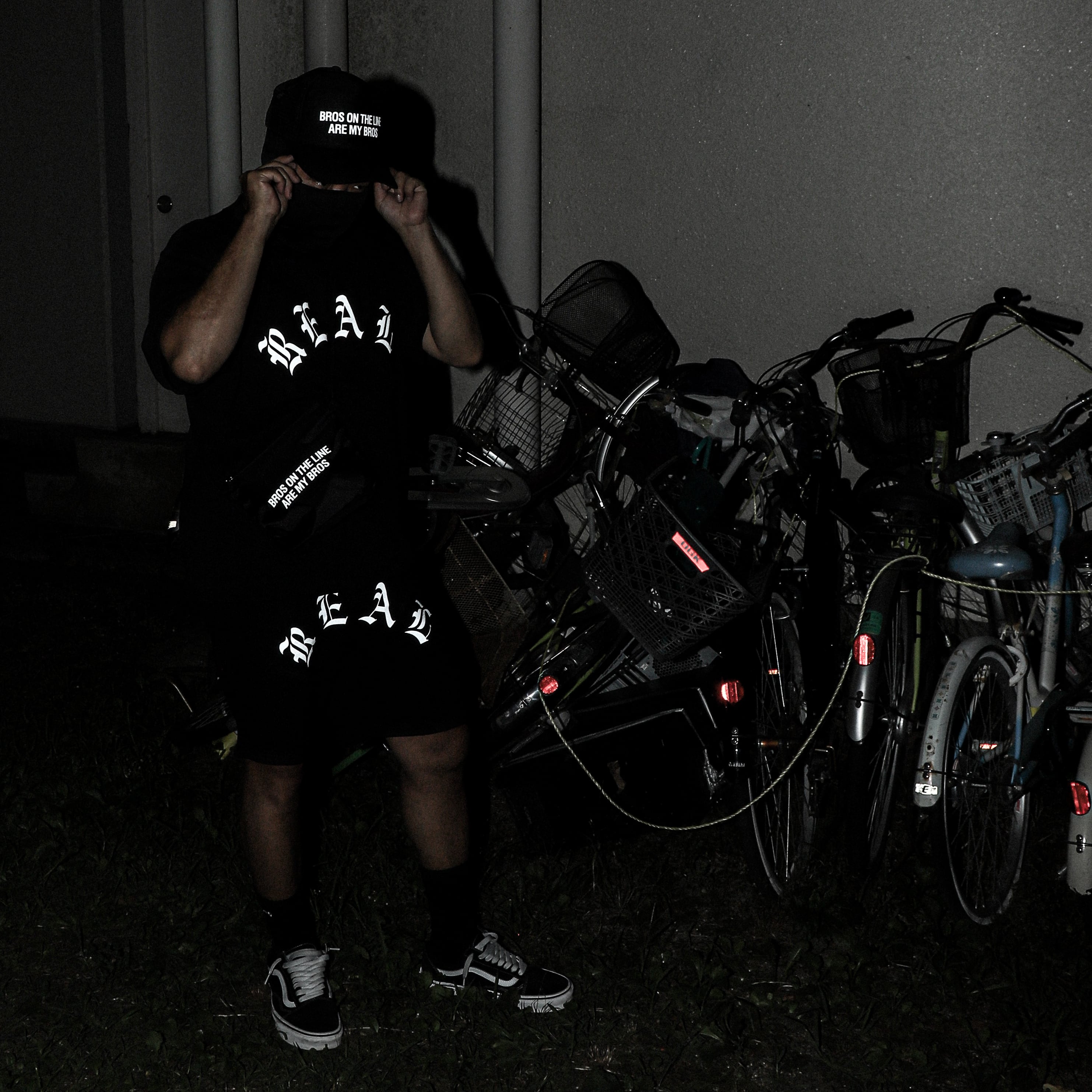 REAL リフレクター(反射) Sweat T-SHIRTS black | REAL ONLINE SHOP