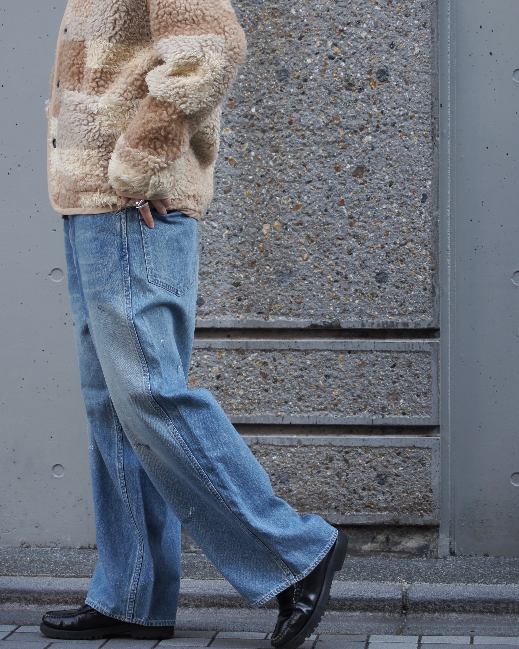 HARVESTY BIG PAINTER DENIM PANTS デニム 0 HARVESTY】BIG PAINTER DENIM PANTS / USED BLUE | ROGER'S North land
