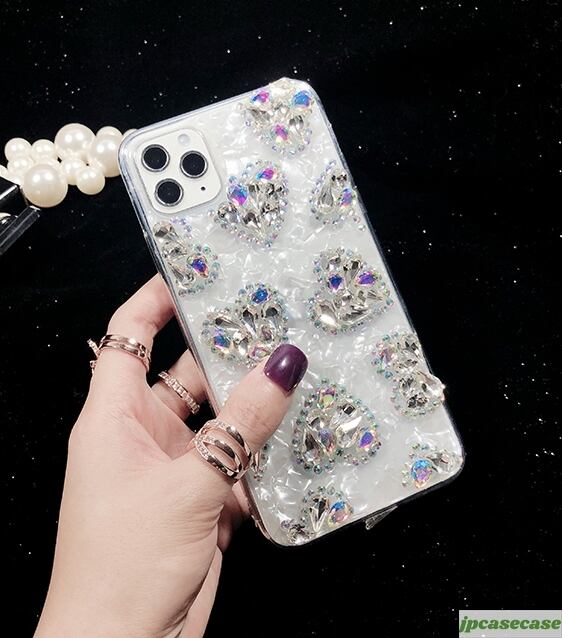 ⭐️iPhone13pro 6.1 ケース リング かわいい キラキラ 貝殻柄 ⭐️iPhone13pro 6.1 ケース リング かわいい キラキラ 貝殻柄