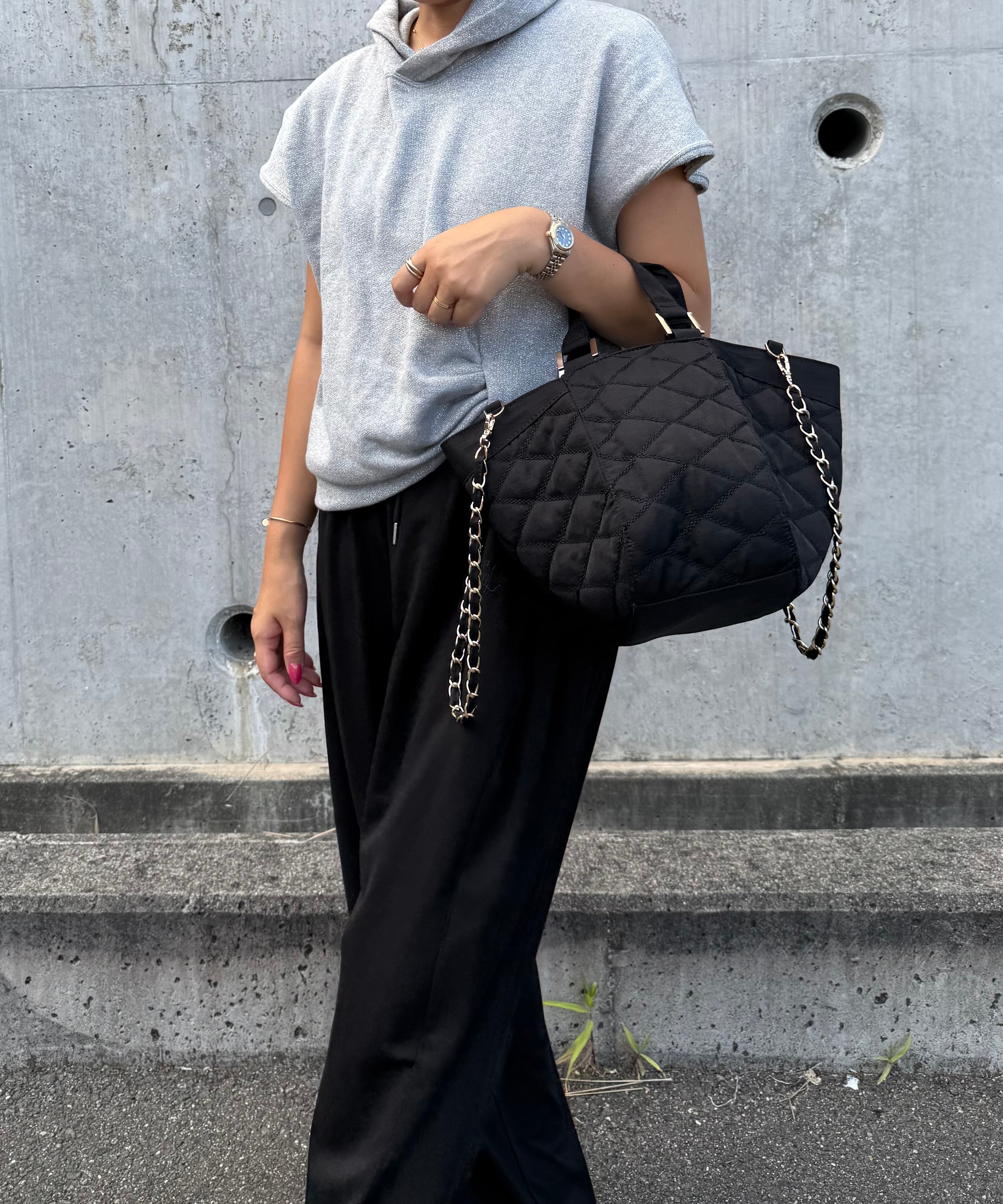 ダブルチェーンバッグ | soleile