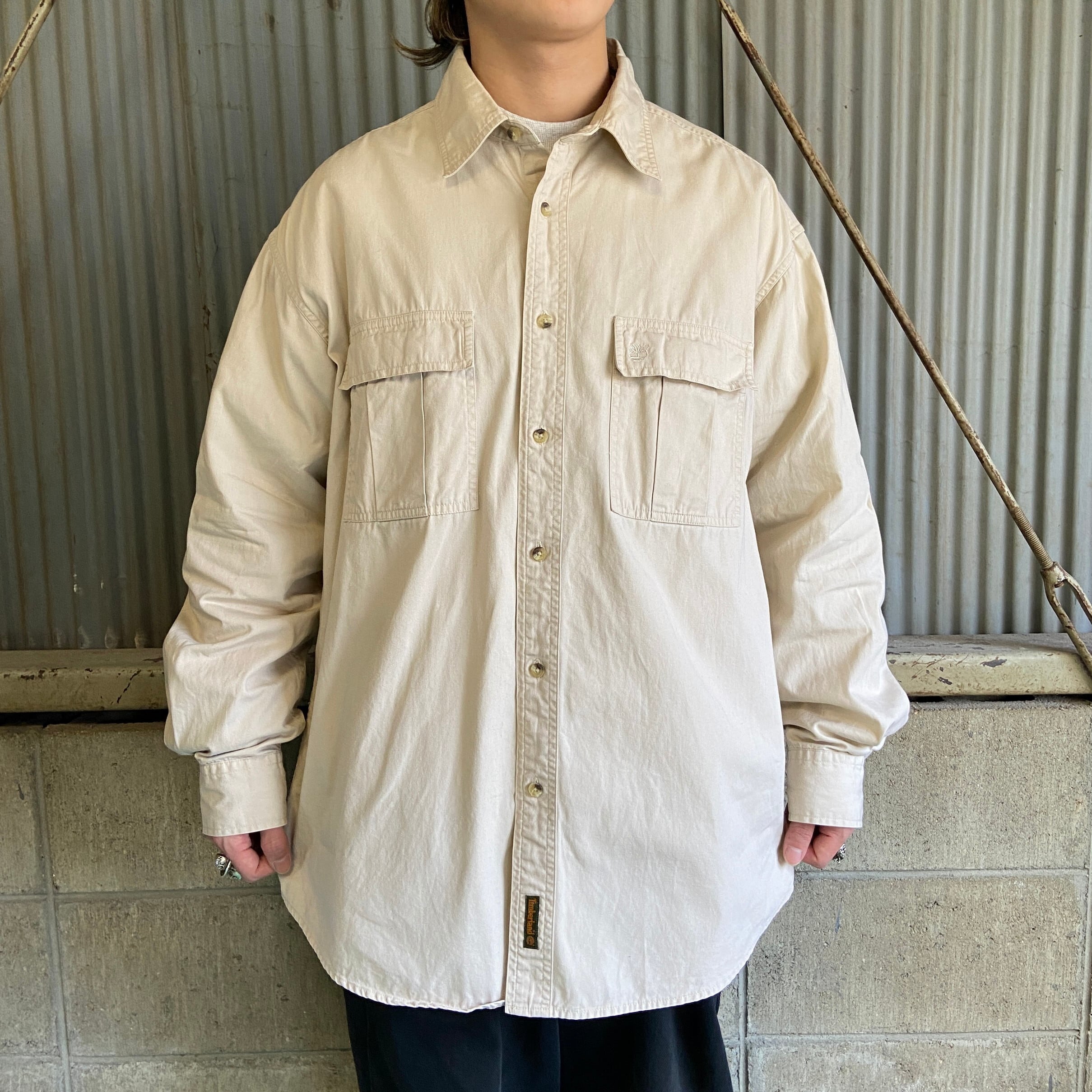 corduroy shirtチェック柄 古着 シャツ vintage 90s-