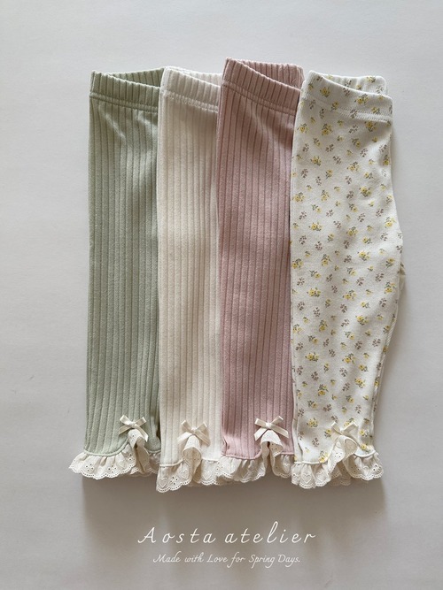 [即納M/L/XL]≪Aosta≫Camellia Leggings 2