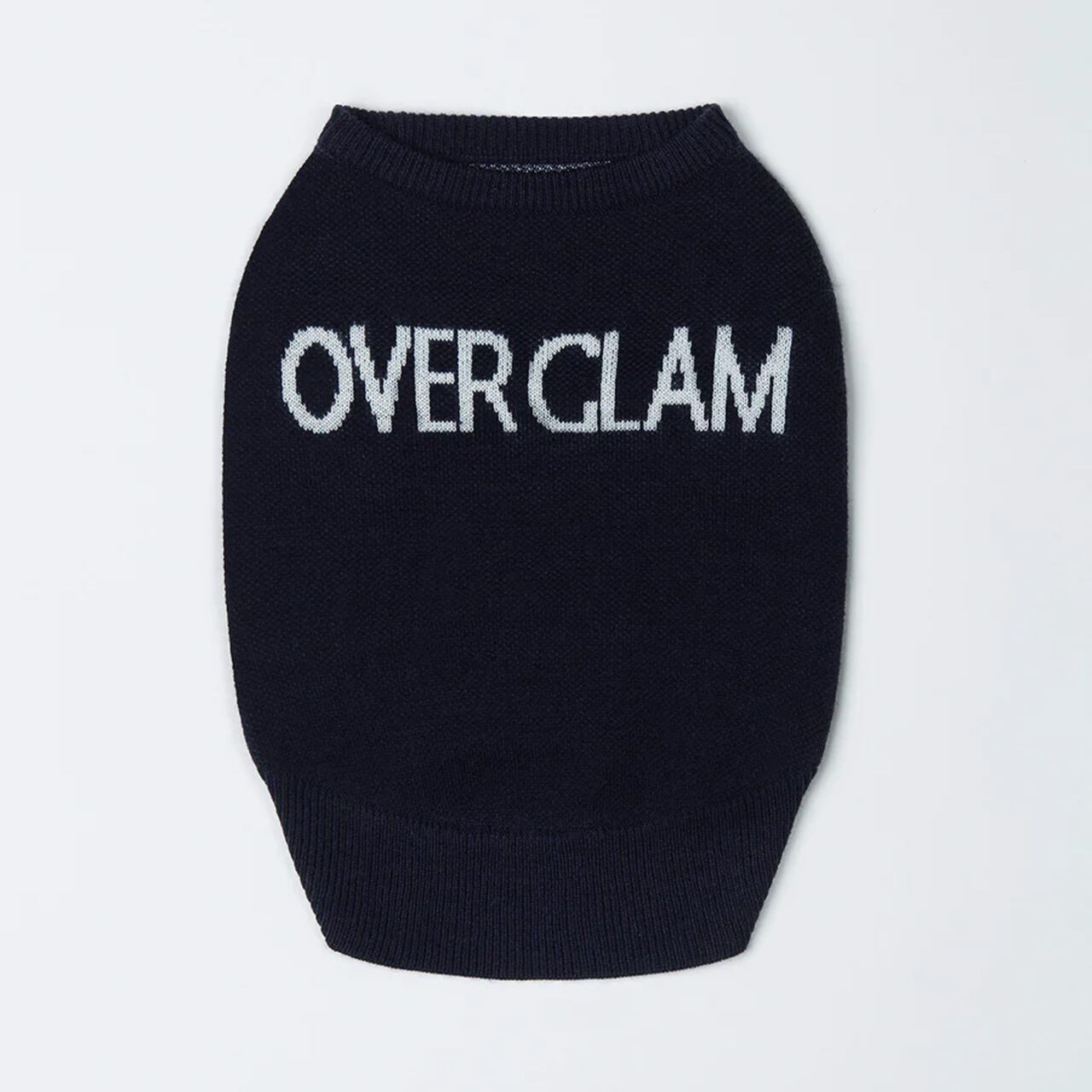 OVERGLAM LOGO JUMPER(Navy) / OVER GLAM