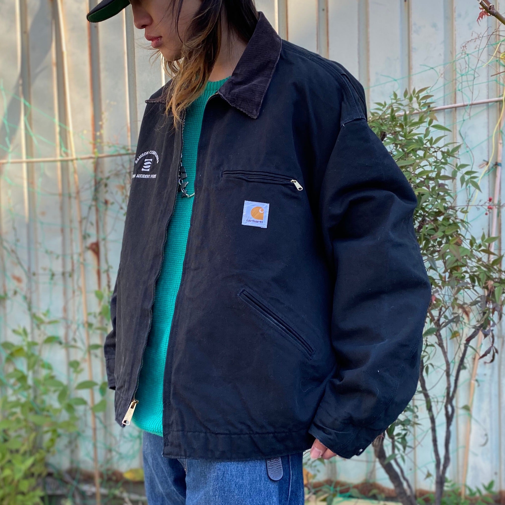 Carhartt デトロイトジャケット ダックジャケット ブラック