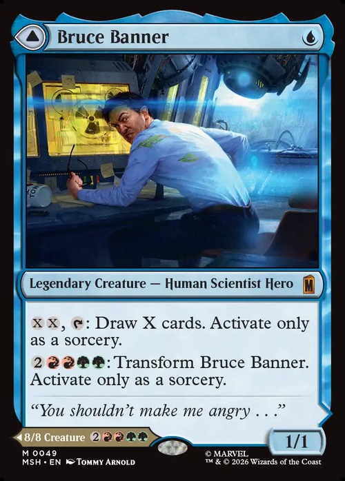 MTG《ブルース・バナー/Bruce Banner(MSH)》英語