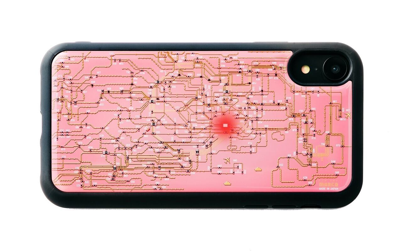 FLASH 東京回路線図 iPhone 12 / 12 Pro ケース FLASH 東京回路線図 iPhone 14 Pro ケース | PCB ART moeco