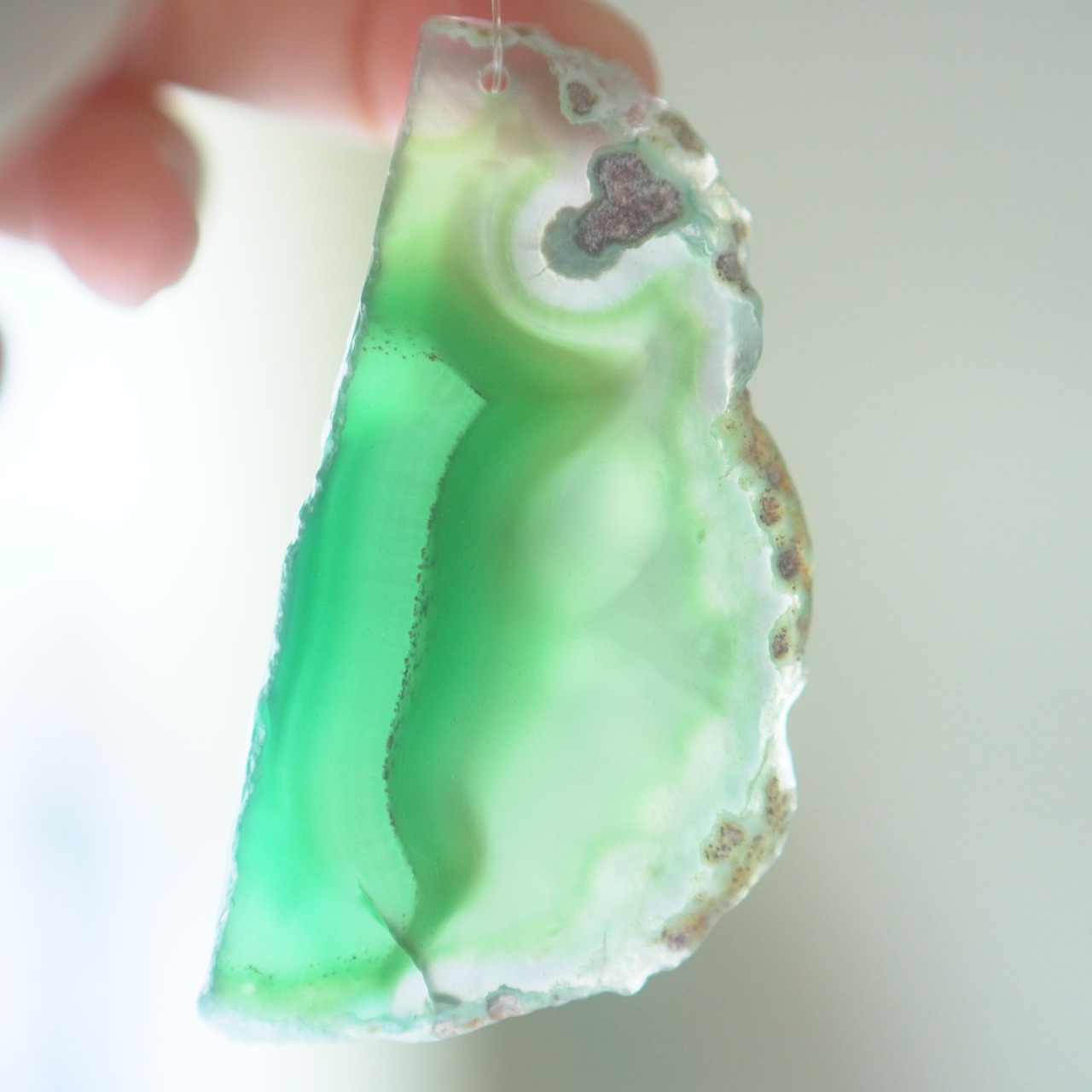 Spring Breeze 02 - アゲートヒーリングチャイム / Agate Sun Catcher Wind Chime 929